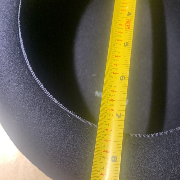 Bollman felt wool hat in navy blue with ribbon - Picture 5 of 6